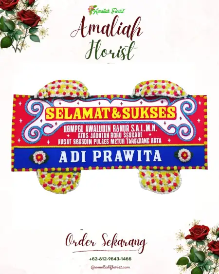 Papan Bunga Ucapan Selamat Tanah Sepenggal